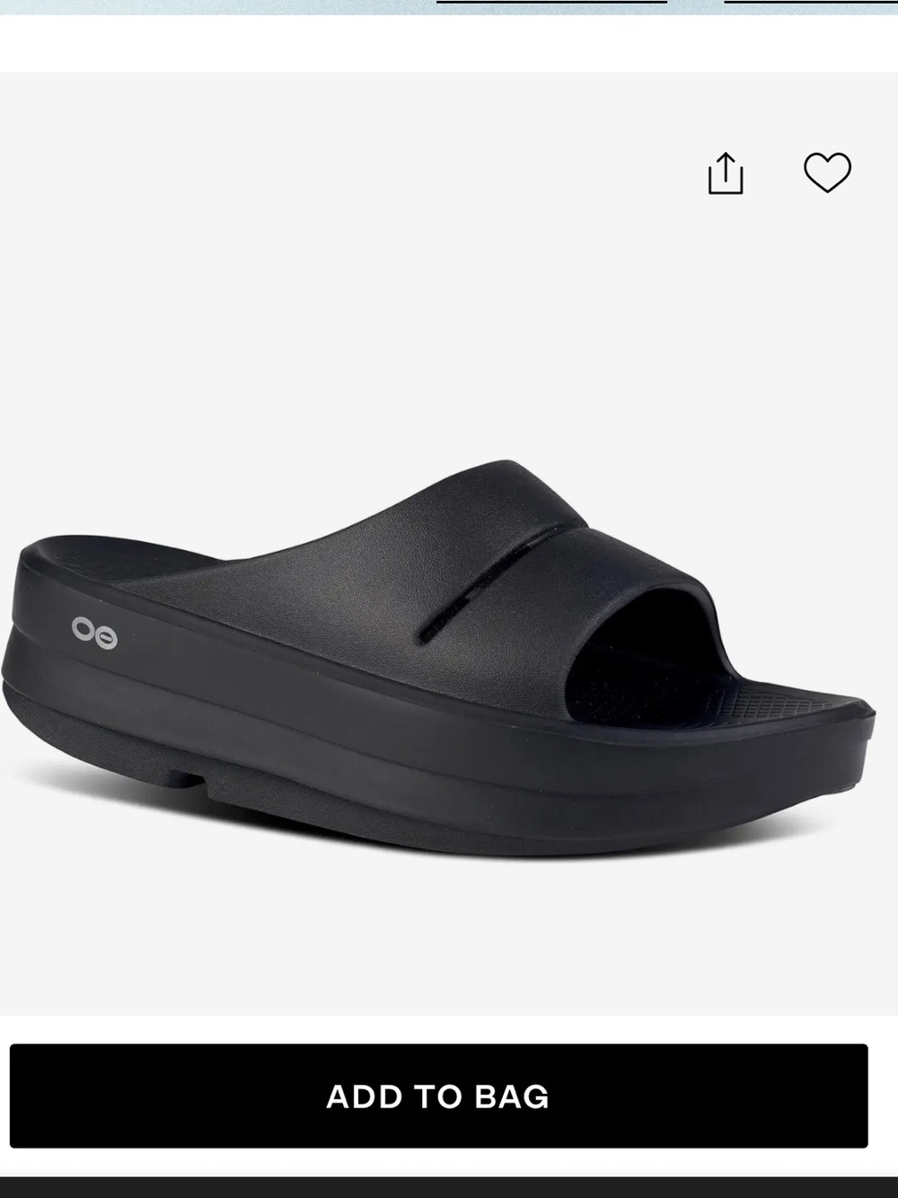OOFOS OOomega OOahh Slide - Black